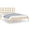 vidaXL sengeramme 135x190 cm massivt tr&aelig;