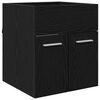 vidaXL Vaskeskab Sort eg 41 x 38,5 x 46 cm Konstrueret tr&aelig;