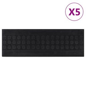 vidaXL trappem&aring;tter 5 stk. 25x75 cm gummi