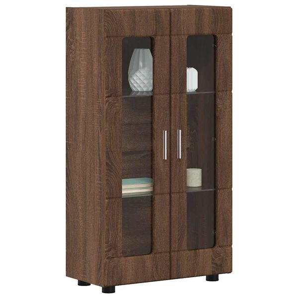 vidaXL Sideboard FLORIN Brun eg 55,5 x 29 x 103 cm Konstrueret tr&aelig;