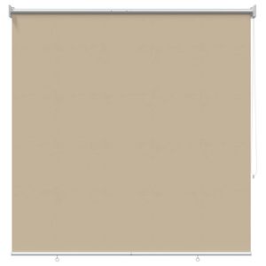 vidaXL Udeterrasse Rullegardin UV Beskyttelse Beige