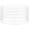 vidaXL kompostbeholder &Oslash;100x50 cm galvaniseret st&aring;l