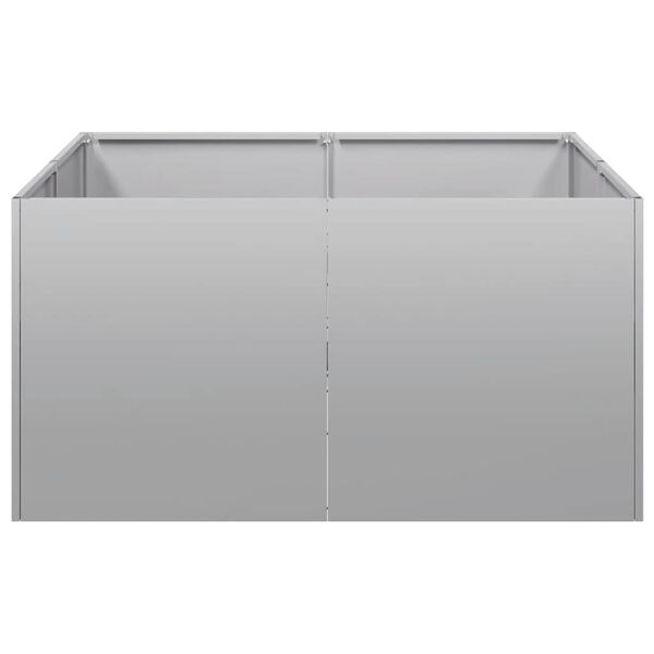 vidaXL plantekasse 80x80x40 cm galvaniseret st&aring;l