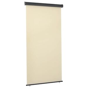 vidaXL sidemarkise til altan 125x250 cm cremefarvet