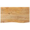 vidaXL bordplade 120x60x2,5 cm naturlig kant massivt mangotr&aelig;