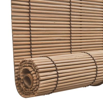 vidaXL rullegardiner 2 stk. 80 x 160 cm bambus brun
