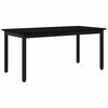 vidaXL Sofabord Sort eg 100 x 50 x 45 cm Konstrueret tr&aelig;