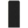 vidaXL Sideboard med skuffe Sort eg 60 x 31 x 70 cm Konstrueret tr&aelig;