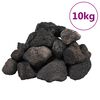 vidaXL vulkanske sten 10 kg 5-8 cm sort