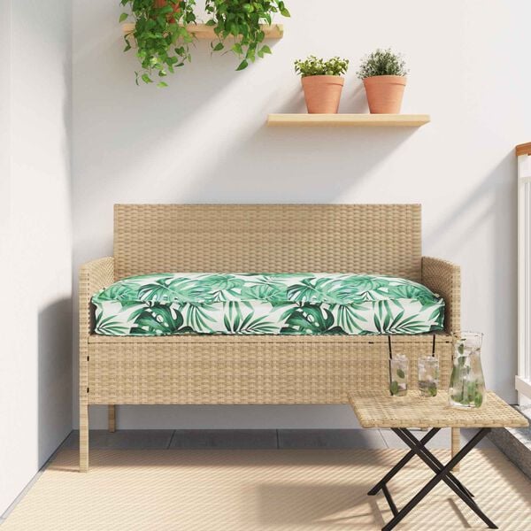 vidaXL Pude Blad Bladm&oslash;nster 120 x 60 x 12 cm Oxford stof