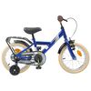 vidaXL B&oslash;rnecykel 16 tommer til 4-6 &aring;r gamle M&oslash;rk bl&aring;