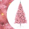 vidaXL Kunstig Forbelyst Juletr&aelig; med 300 LED'er Lyser&oslash;d 240 cm PVC