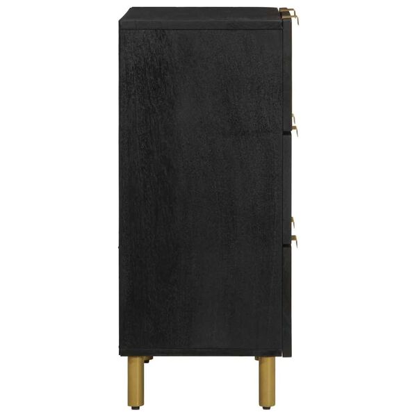 vidaXL skab 60x33x75 cm konstrueret tr&aelig; sort