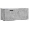 vidaXL v&aelig;gskab 80x36,5x35 cm konstrueret tr&aelig; betongr&aring;