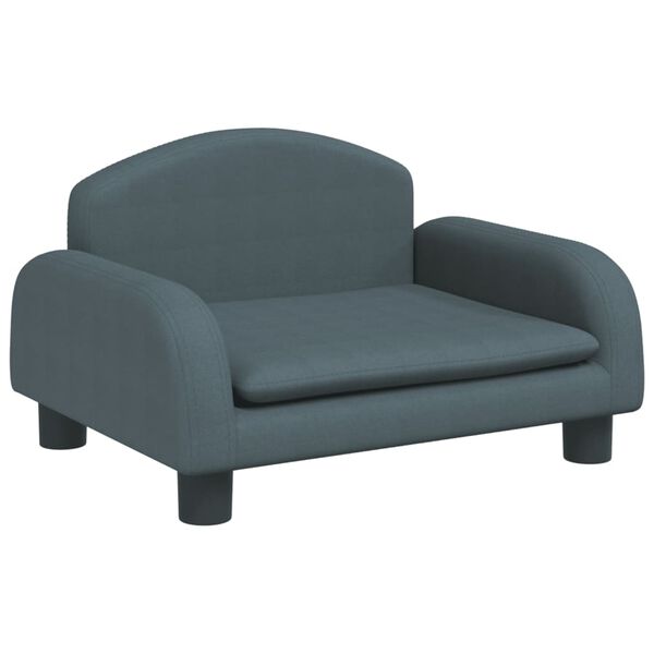 vidaXL sofa til børn 50x40x30 cm stof mørkegrå