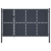 vidaXL havel&aring;ge st&aring;l 350x200 cm antracitgr&aring;