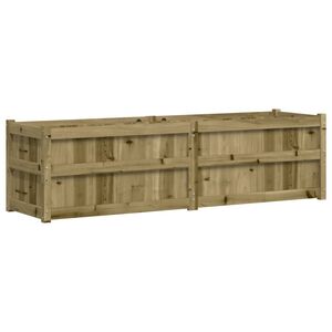 vidaXL plantekasse 180x50x50 cm impr&aelig;gneret fyrretr&aelig;