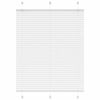 vidaXL Pliss&eacute;gardin Hvid 110x150 cm Stofbredde 109,4 cm Polyester