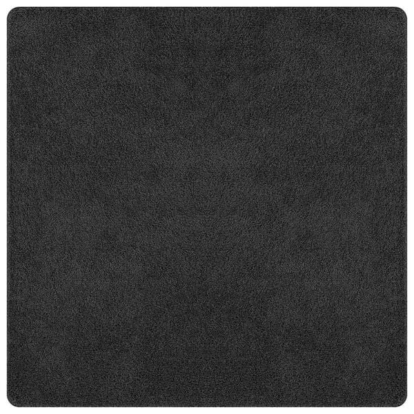 vidaXL Anti-slip Shaggy t&aelig;ppe M&oslash;rkegr&aring; 160 x 160 cm PP