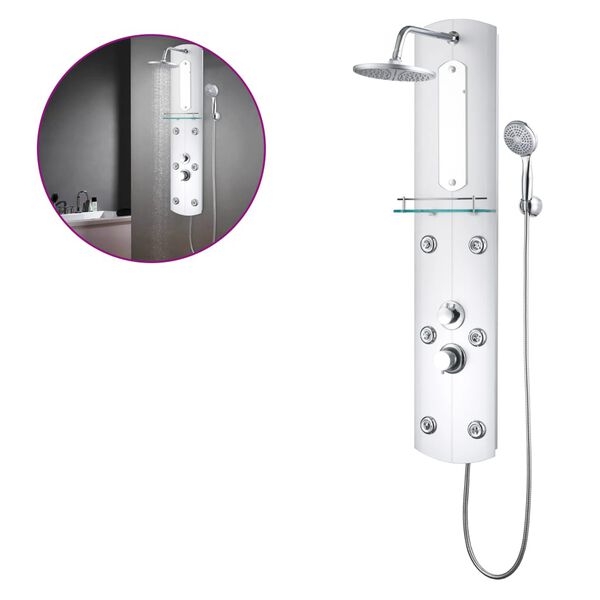 vidaXL bruserpanel 25x43x120 cm sølvfarvet