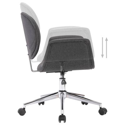vidaXL drejelige spisebordsstole 4 stk. stof grå