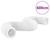 vidaXL ventilationsslange 6 m &Oslash;20 cm PVC