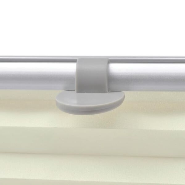 vidaXL pliss&eacute;gardin SK08 cremefarvet