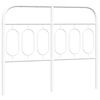 vidaXL udskiftningsgavl 120 cm metal hvid