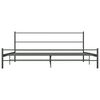vidaXL sengestel 200 x 200 cm metal grå