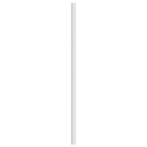 vidaXL sengegavl 107 cm metal hvid