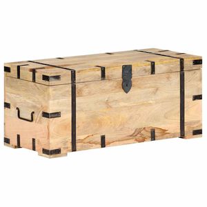 vidaXL opbevaringskiste 90x40x40 cm massivt mangotr&aelig;