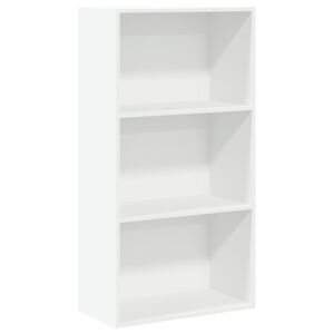 vidaXL bogreol 60x30x114 cm konstrueret tr&aelig; hvid