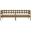 vidaXL daybed 90x200 cm massivt fyrretr&aelig; gyldenbrun