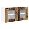 vidaXL V&aelig;gl&aring;gskab PORTO Gammelt tr&aelig; 80 x 31 x 40 cm Konstrueret tr&aelig;