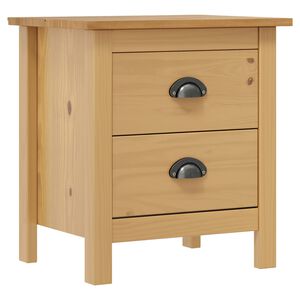 vidaXL sengebord 46x35x49,5 cm massivt fyrretr&aelig;