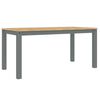 vidaXL spisebord PANAMA 160x80x75 cm massivt fyrretr&aelig; gr&aring;