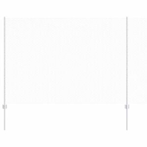 vidaXL Hegn med post S&oslash;lv 1,5 x 25 m St&aring;l