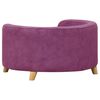 vidaXL hundesofa 69x49x40 cm plys bordeaux