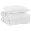 vidaXL Sommer dyne med pude 2 stk. Hvid Microfiber