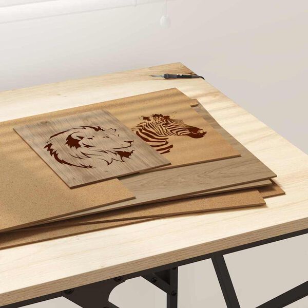 vidaXL Dekor Panels 50 pcs Artisan Egetr&aelig; 30 x 42 x 0.27 cm