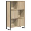 vidaXL Bogskab Sonoma-eg 68 x 30 x 108 cm Konstrueret tr&aelig;