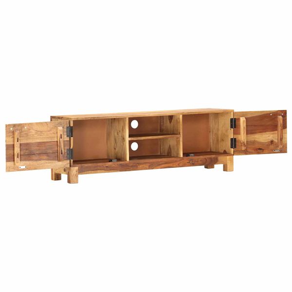 vidaXL TV-borde Brun 118 x 30 x 40 cm Massivt akacietræ