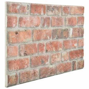 vidaXL V&aelig;gpaneler 10 stk. 100 x 50 cm R&oslash;d EPS Skum