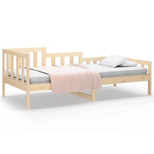 vidaXL daybed uden madras 90x200 cm massivt fyrretr&aelig;