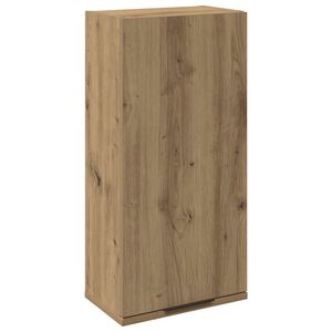 vidaXL v&aelig;gh&aelig;ngt badev&aelig;relsesskab 32x20x67 cm kunsteg