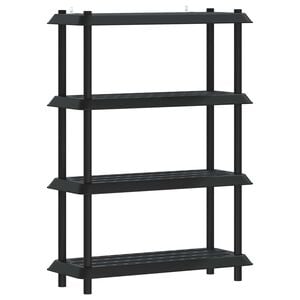 vidaXL Reol 4 niveauer 100 x 40 x 136,5 cm PP Antracit