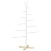 vidaXL Metal juletr&aelig; KUOPIO 125 cm St&aring;l Hvid