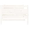 vidaXL daybed massivt fyrretr&aelig; hvid 90x190 cm