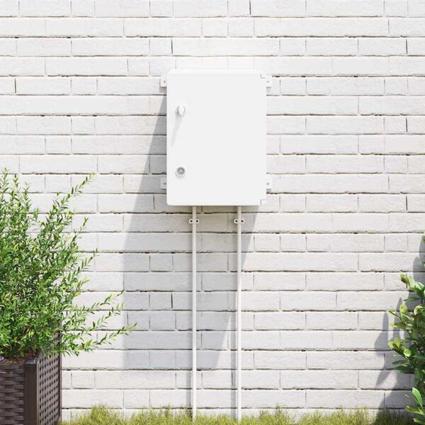 vidaXL Kontrolskab Gr&aring; 47 x 20 x 60 cm ABS Plastik