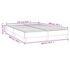 vidaXL Boxspring sengeramme 140x200 cm stof m&oslash;rkebrun